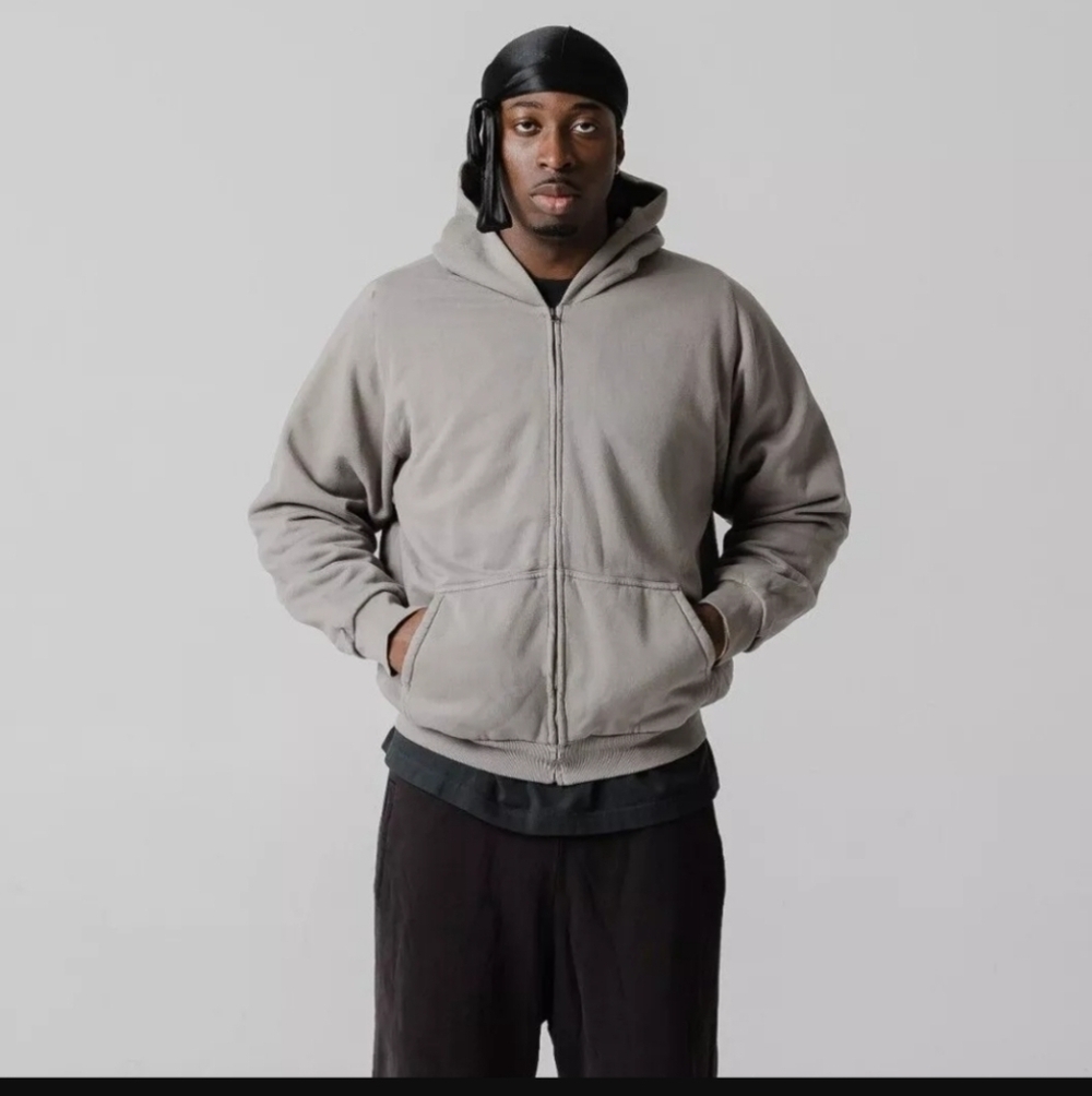Yeezy Gap Full Zip Sweatshirt Hoodie Gray Unreleased Season YZY